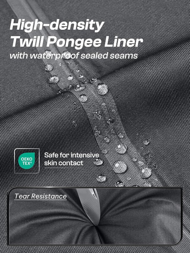 Thumbnail 2 de SaphiRose Men's Waterproof Rain Suit 2pc Packable ⛱