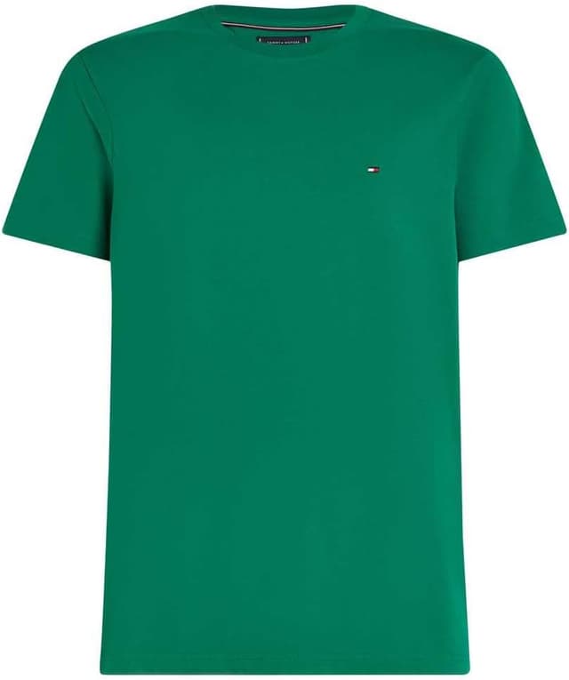 Detalle 2 de Tommy Hilfiger T-S manches courtes en pur coton : col rond et branding brodé