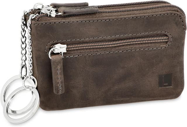 Detalle de LEDEROW XXL Schlüsseltasche aus echtem Leder