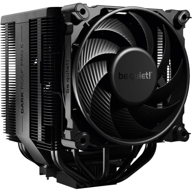 Detalle de be-quiet! Dark Rock Pro 5 con ventilador para CPU, 7 heatpipes y 135 mm en negro
