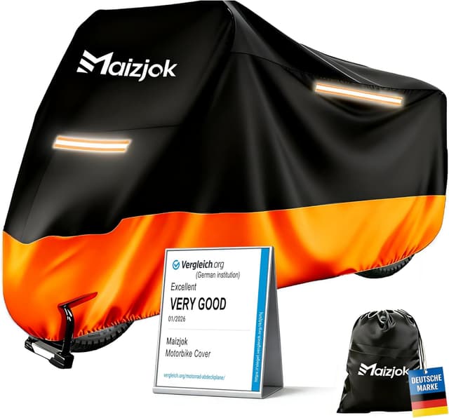 Detalle de Maizjok Motorbike Cover 96.5ร41.3ร49.2 in ๐
