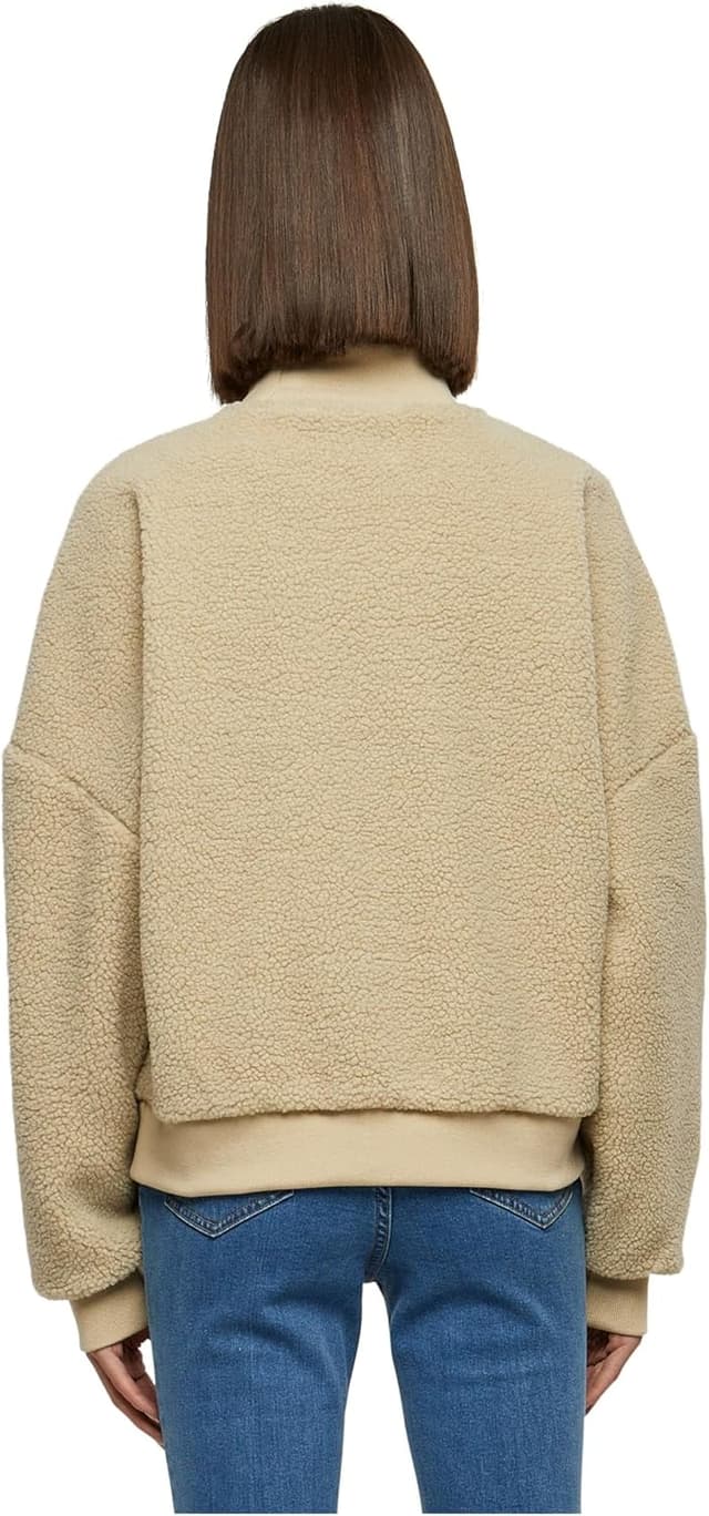 Detalle 2 de Urban Classics Ladies Sherpa Crewneck Oversize