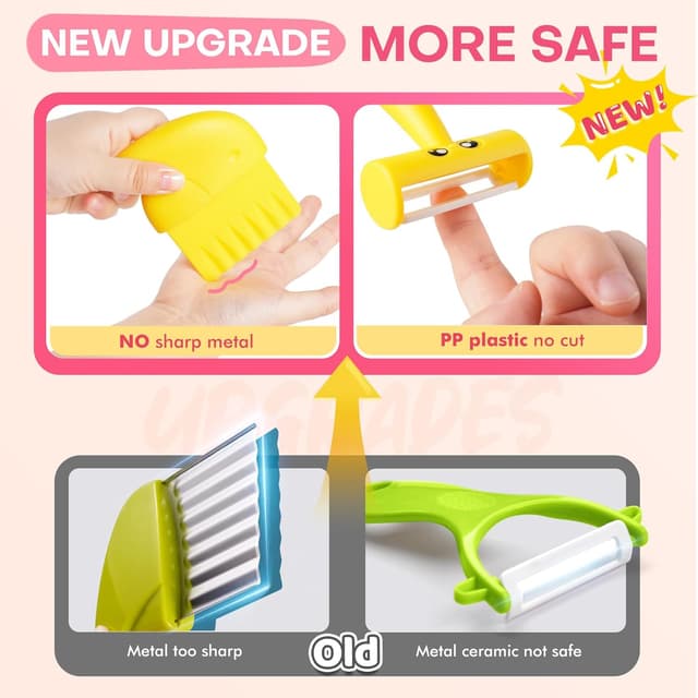 Detalle 2 de Yeeammk 13-piece toddler knife set for play 🍽