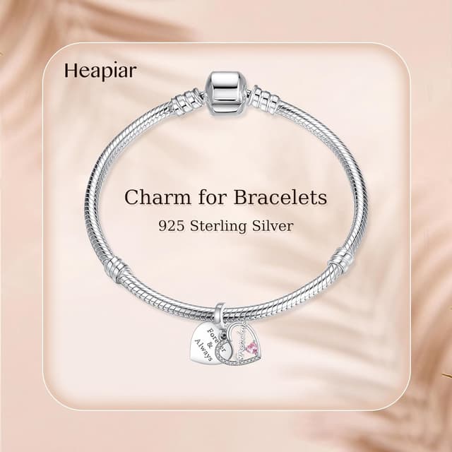 Detalle de Charm HAEPIAR in argento sterling 925 con design d’orso e ciondolo per bracciali e collane