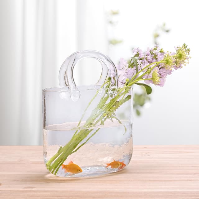 Thumbnail 5 de Yorkmills Glass Purse Vase 11.4in