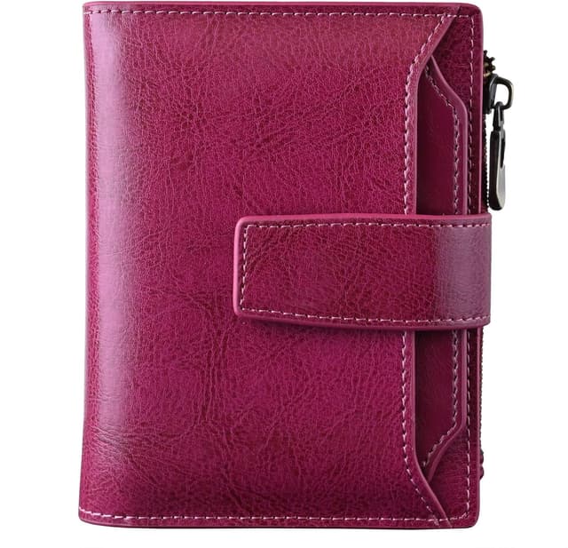 Detalle de Leather RFID bifold wallet, 11 card slots