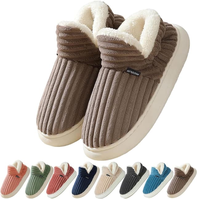Thumbnail 6 de Coswind Pantofole Invernali unisex in peluche con memory foam