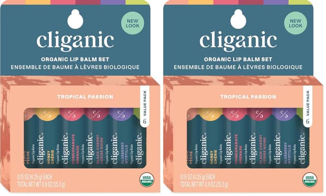 Thumbnail 6 de Cliganic Organic Lip Balm Set 6-pack