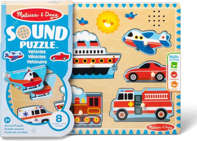 Detalle de Melissa & Doug sound puzzle 8 pcs