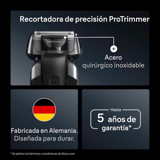 Thumbnail 4 de Braun Series 8 Afeitadora Eléctrica Hombre ⚡ Seco y Mojado
