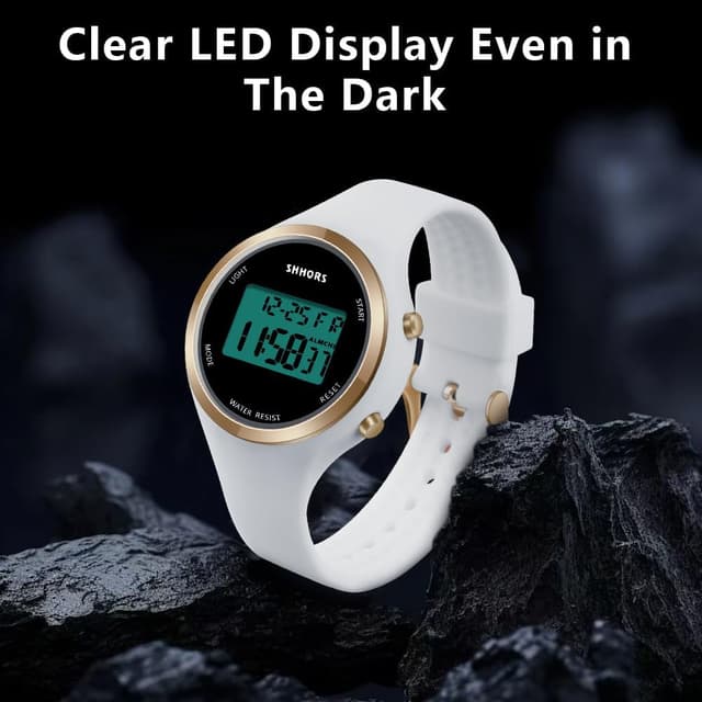 Thumbnail 4 de AOOSU Orologio Digitale da Donna con Cinturino in Silicone