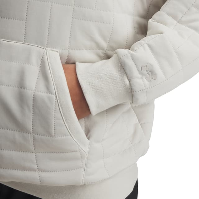 Detalle de Under Armour Unstoppable Fleece Hoodie de mujer (sudadera con tacto cálido)