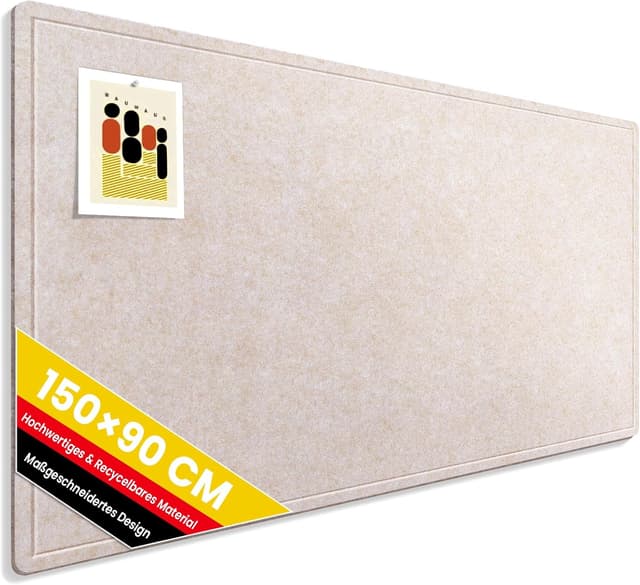 Detalle de Großes Filz Pinnwand 150x90cm