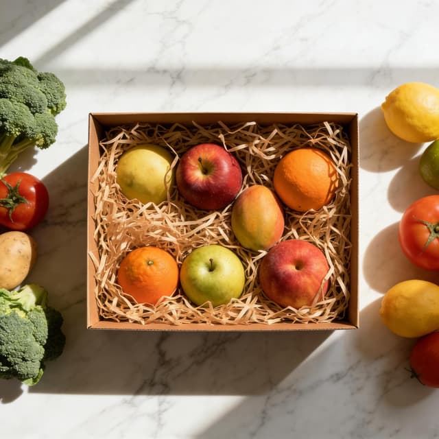 Detalle 1 de 500g Brown shredded tissue paper for gifts