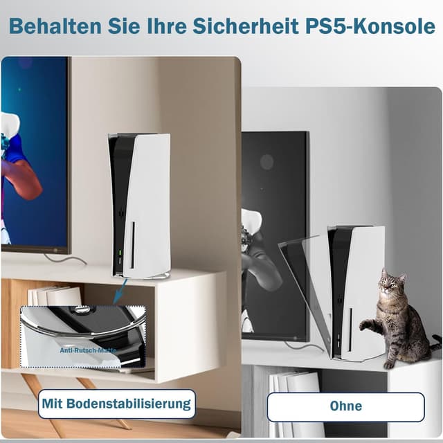 Thumbnail 5 de BYZANDQI Vertikaler Standfuß für PS5