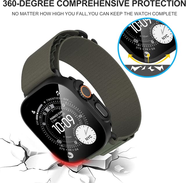 Detalle 1 de Apple Watch 49mm screen protector case