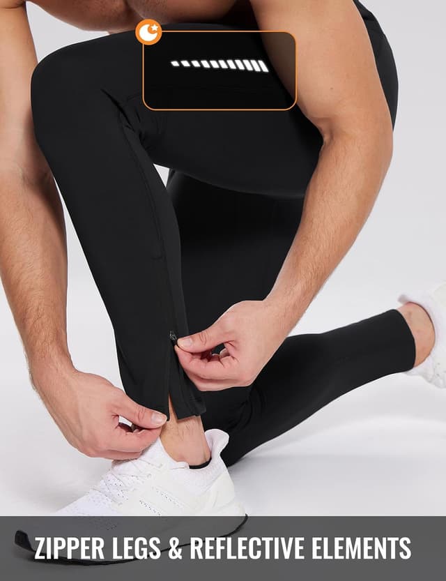 Thumbnail 5 de baleaf Men's Thermal Running Tights with Fleece Lining