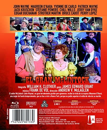 Detalle 2 de McLintock (El gran McLintock) en Blu-ray (1963)