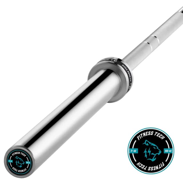 Detalle de Fitness Tech Barra olímpica de musculación 🏋