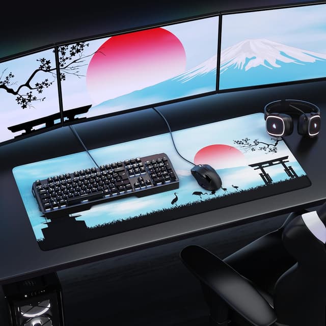 Thumbnail 6 de Titanwolf XXL Speed Gaming-Mauspad „Japan Sunset“ (900 x 400 mm, 3 mm)