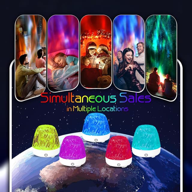 Thumbnail 6 de Sensory Night Lights Ocean Light Galaxy Projector