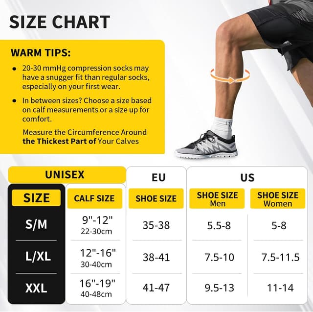 Thumbnail 2 de CAMBIVO Medias de Compresión 20-30 mmHg 2 pares