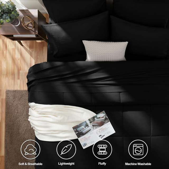 Thumbnail 1 de CozyLux Queen Comforter Set 7 Piece