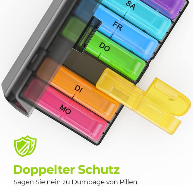 Thumbnail 3 de AUVON Tablettenbox 7 Tage handlich 💊