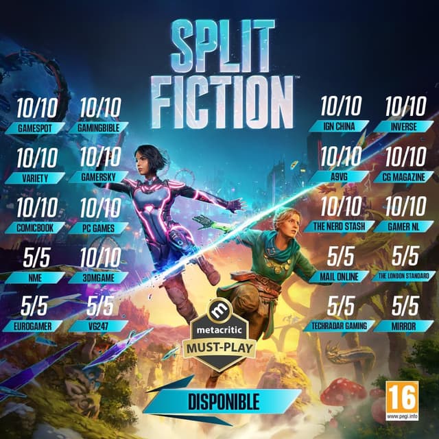Detalle 2 de Split Fiction PS5 Jeu Vidéo Coopératif