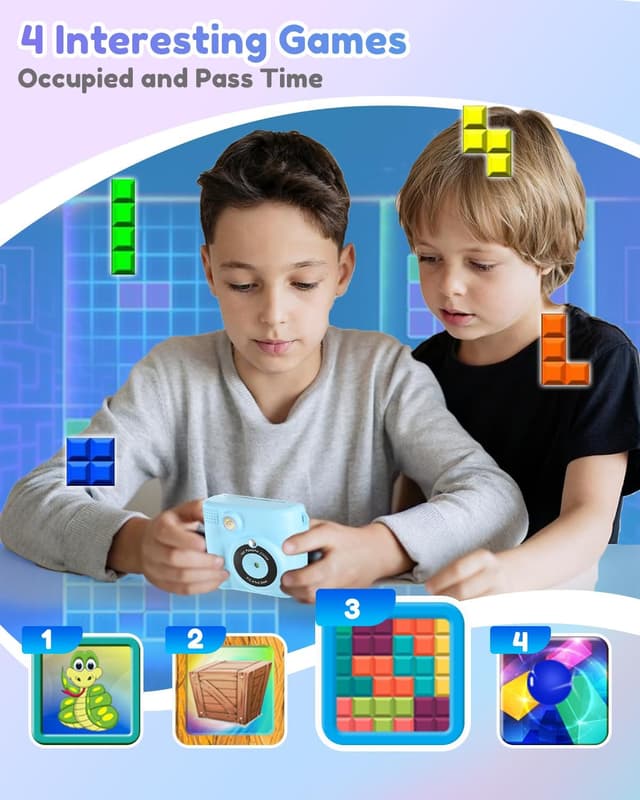 Thumbnail 6 de Instant Print Kids Camera 1080P, 32GB