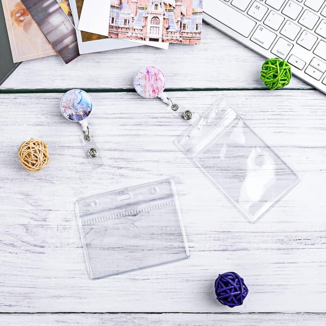 Thumbnail 6 de Vicloon Porte Badge Enrouleur 2pcs