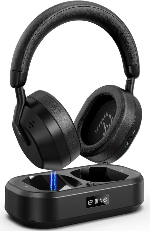 Detalle de Wireless Headphones for TV with LED Display 25h