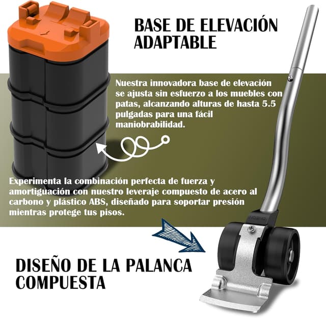 Thumbnail 2 de ONEON Mover de Muebles Plus 125 kg