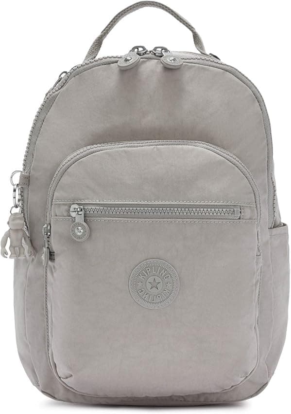Imagen de Kipling Seoul S Mochila Pequeña, Gris 🌟 en OfertitasTOP
