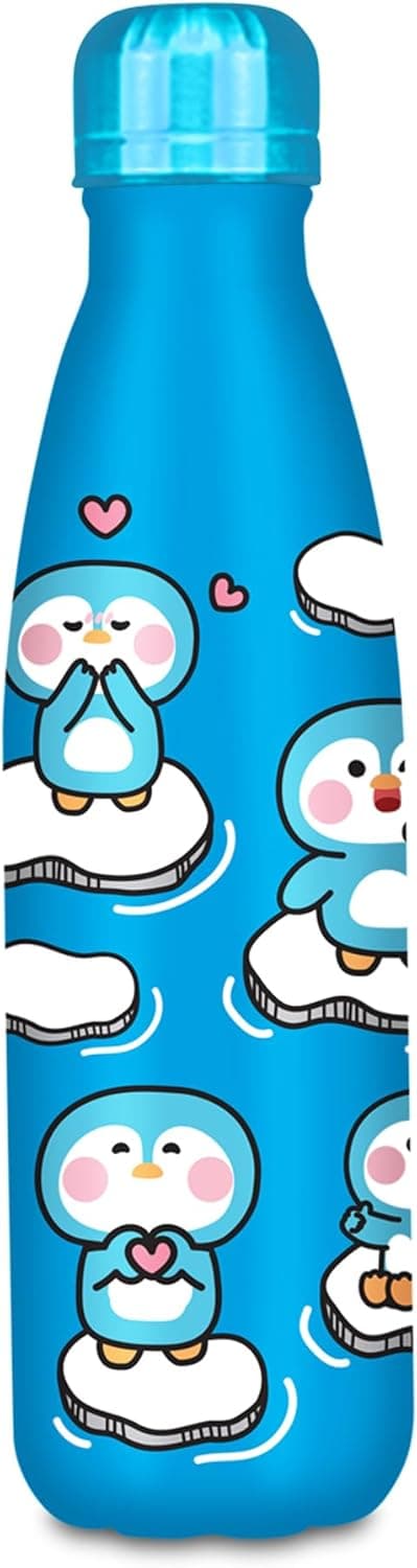 Detalle 2 de Cartomania Borraccia termica chill & refill panda verde 500 ml, acciaio BPA free