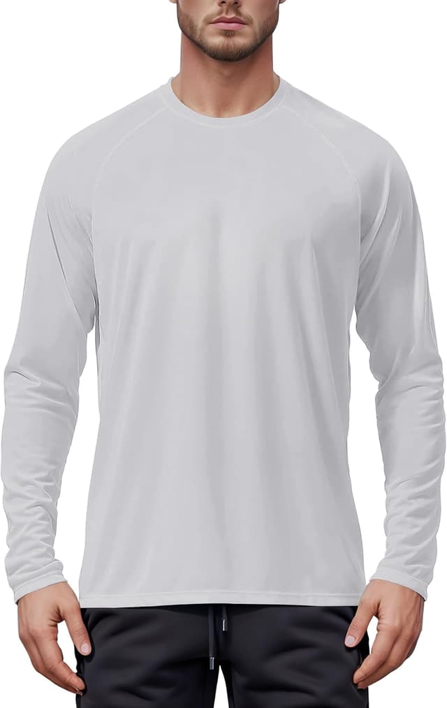 Detalle de Tansozer Men’s UV Rash Vest UPF 50+ Long Sleeve (Quick-Dry) for Swimming & Outdoor Sports