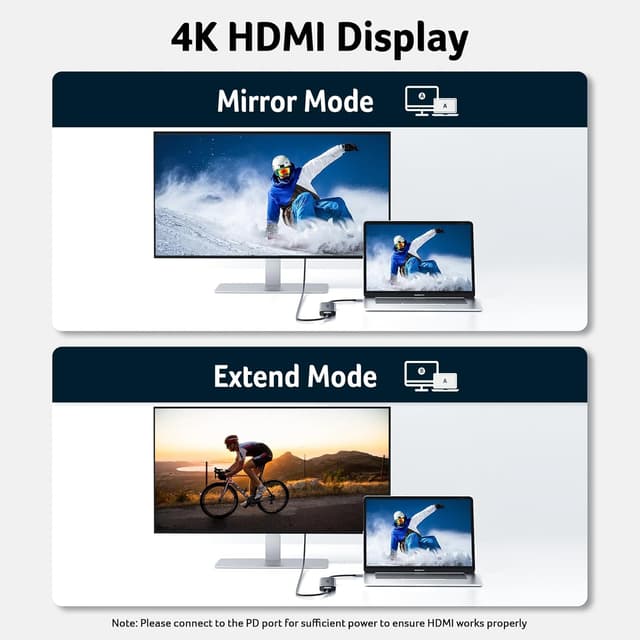 Thumbnail 2 de acer USB C Hub 7‑in‑1 with 100W PD