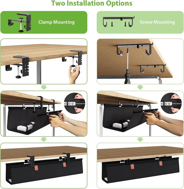 Detalle de KEEGH Kabelkanal Schreibtisch 76 cm