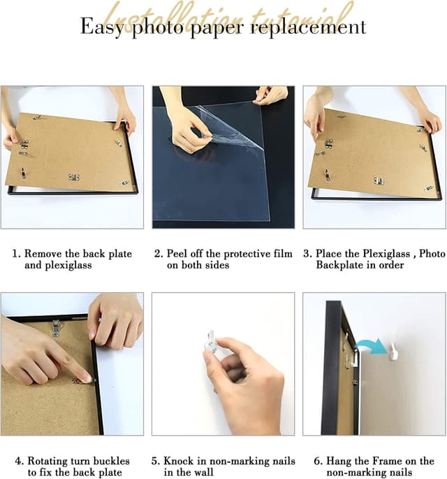 Detalle 1 de A3 Certificate Picture Frame 29.7x42 cm 🖼