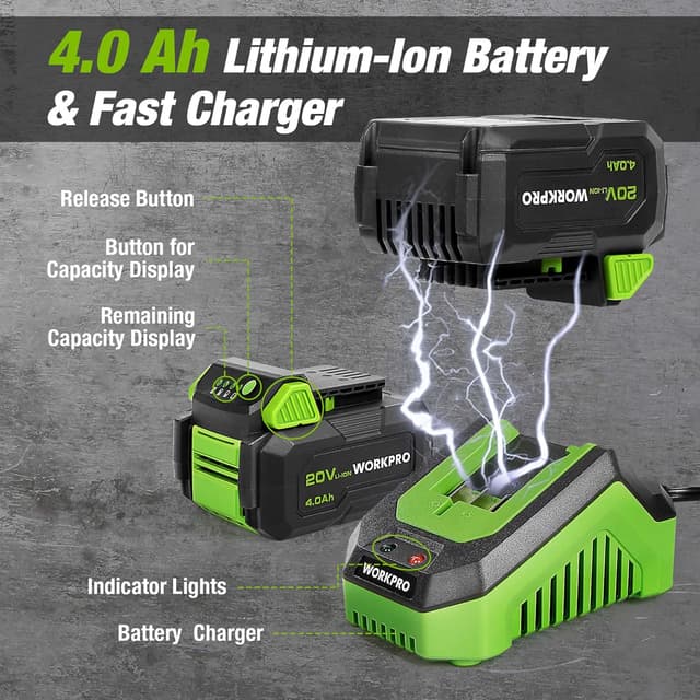 Thumbnail 2 de WORKPRO Cordless Impact Wrench 300Nm