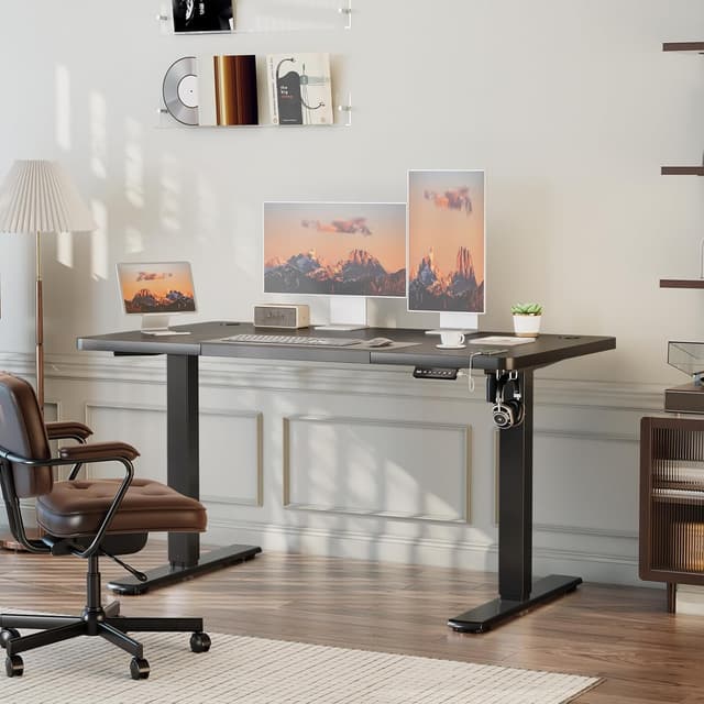 Detalle 2 de JUMMICO scrivania elettrica 140x60 73-120 cm