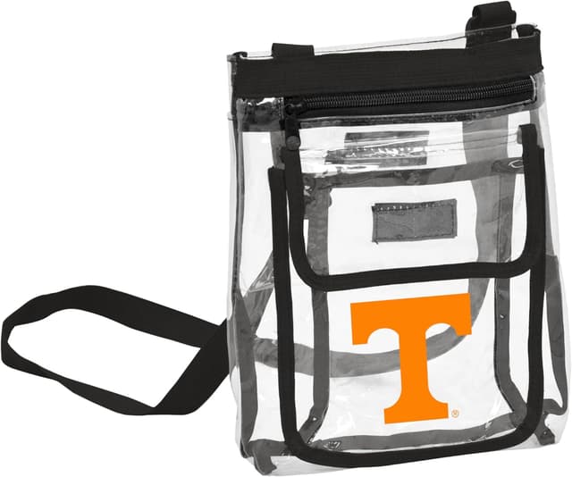 Detalle de Logo Brands NCAA Tennessee Volunteers Gameday Clear Crossbody Bag (Stadium Approved)