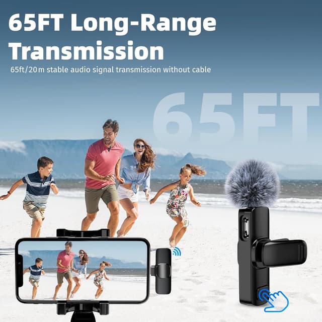 Thumbnail 3 de Wireless Lavalier Microphone 4h Battery