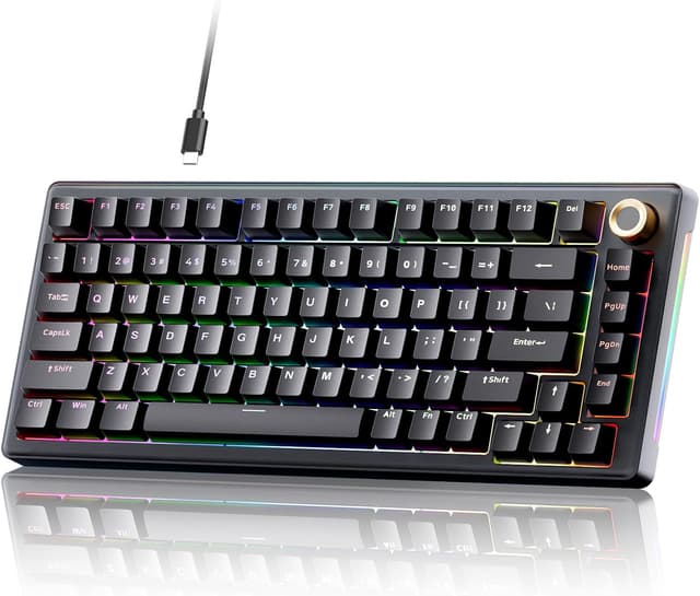 Detalle de TMKB T81E 75% mechanische Gaming-Tastatur