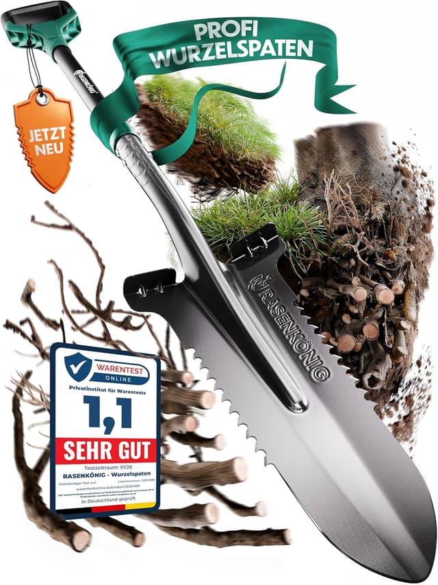 Detalle de RASENKÖNIG Spaten Wurzelsäge Pro mit 20 Zähnen