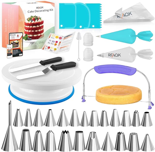 Imagen de RFAQK Cake Decorating Kit 64PCs 🎂 en OfertitasTOP