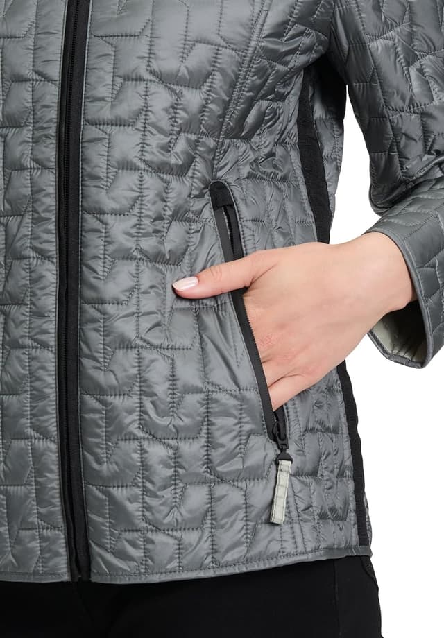 Detalle de Gil Bret Damen Lou Jacke (1er Pack) – wattierte Baumwolljacke für Alltag & vielseitige Outfits