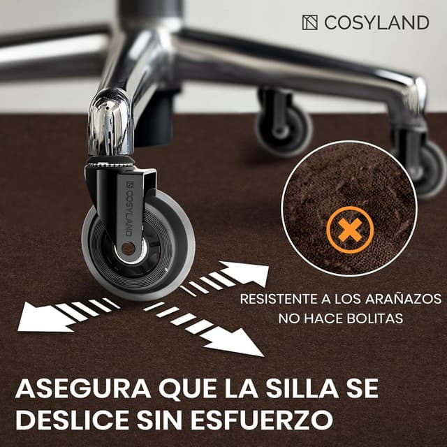 Thumbnail 5 de COSYLAND Alfombra Protectora para Silla Ruedas 90x120 cm 🛋