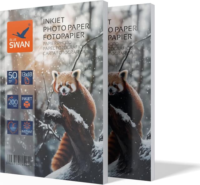 Detalle de BLUE SWAN carta fotografica lucida 13×18