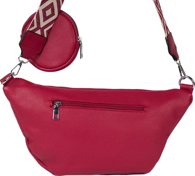 Detalle de styleBREAKER Borsa a tracolla da donna a mezza luna in set da 3 pezzi